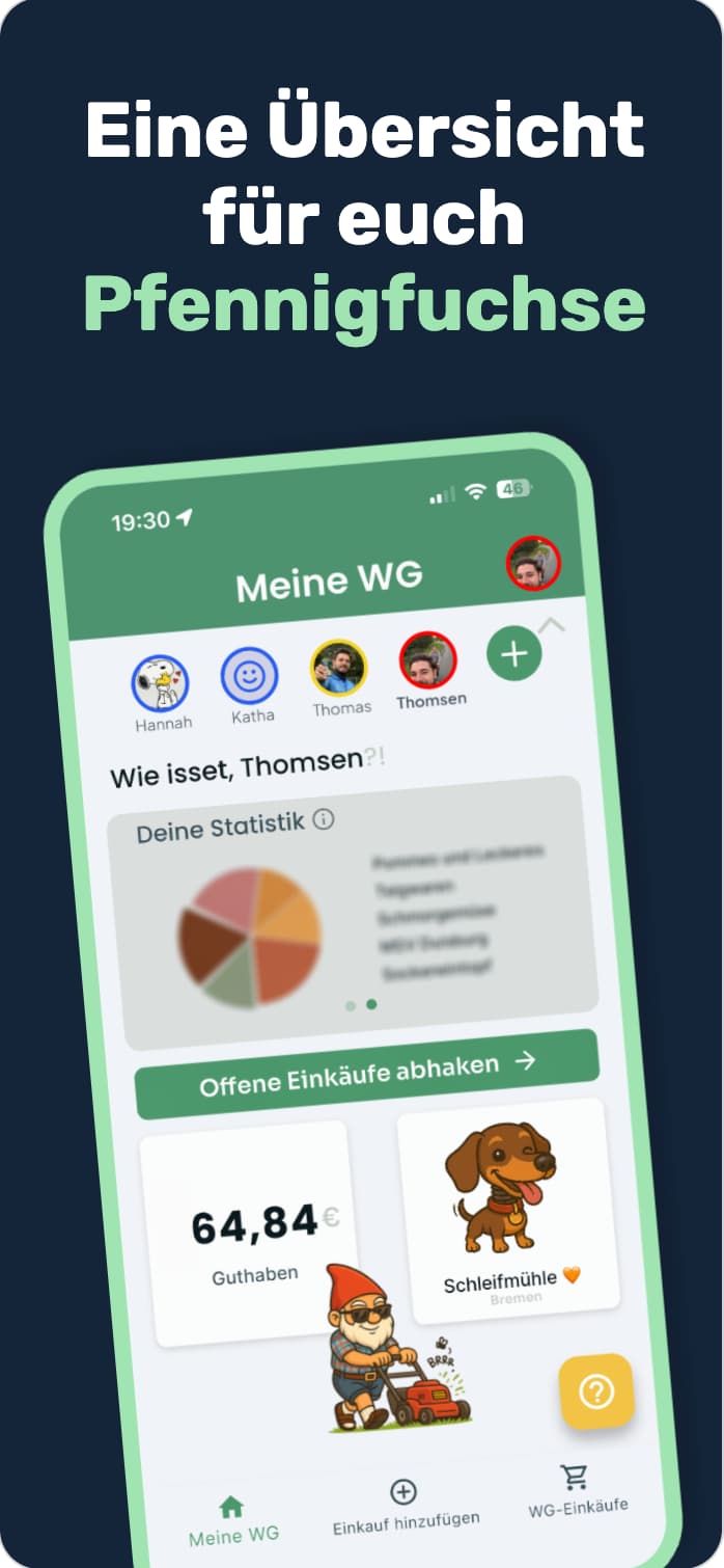 PayPal Integration für WG-Kostenteilung